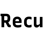 RecursiveSansLnrSt Nerd Font