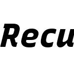 RecursiveSansLnrSt Nerd Font