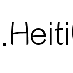 .HeitiUI SC