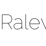 Raleway Thin