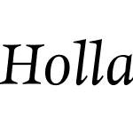 HollanderEF-RegularItalic