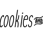 cookies&milk Italic