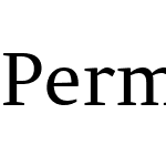 PermianSerifTypeface