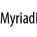 Myriad Pro Cond