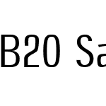B20 Sans