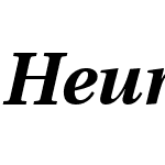 HeuristicaBoldItalic