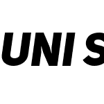 Uni Sans Heavy Caps Italic