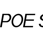 POE Sans Pro