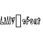 Lilly_sFont