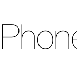 IOS7 system font