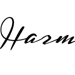 Harmonie Script