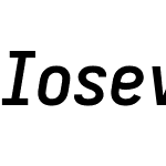 Iosevka SS03