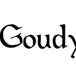 GoudyMedieval