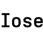 Iosevka SS12