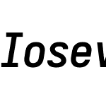 Iosevka SS01