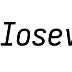 Iosevka SS03