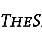 The Serif-