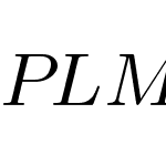 PLMathItalic8