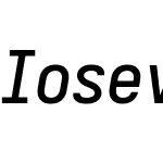 Iosevka Term SS09