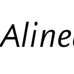 Alinea Sans