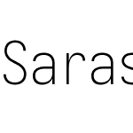 Sarasa Fixed SC