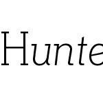 HunterLightItalic