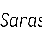 Sarasa Mono K