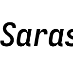 Sarasa Fixed TC