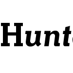 HunterSemiBoldItalic