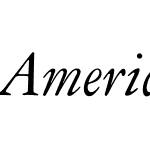 AmericanGaramondW01-Italic