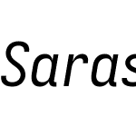 Sarasa Fixed K