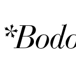 Sh Bodoni