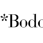 Sh Bodoni