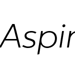 AspiraWideW01-LightItalic