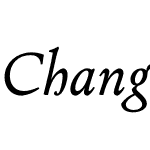 Change