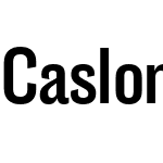 Caslon Doric Condensed Text