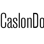 Caslon Doric Condensed