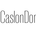 Caslon Doric Condensed