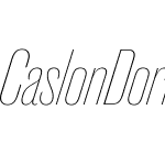 Caslon Doric Condensed