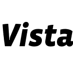 VistaSansBlackItalic