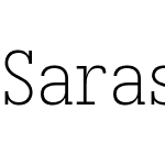 Sarasa Mono Slab K