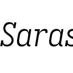 Sarasa Mono Slab K