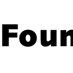 Foundry Sans Extra Bold