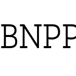 BNPP Slab Serif