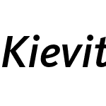 KievitPro-MediumItalic