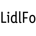 Lidl Font Cond Pro