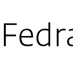 Fedra Sans Alt Std Light