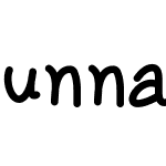 unnamedfont