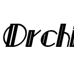 OrchisBoldItalic