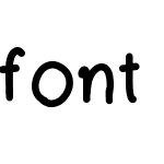 font